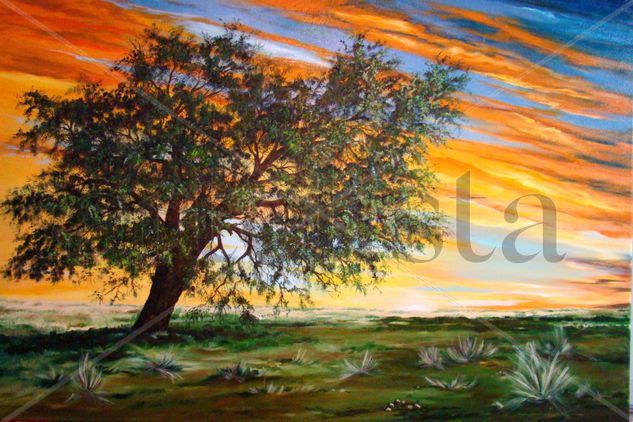 ARBOL SOLO Oil Canvas Landscaping