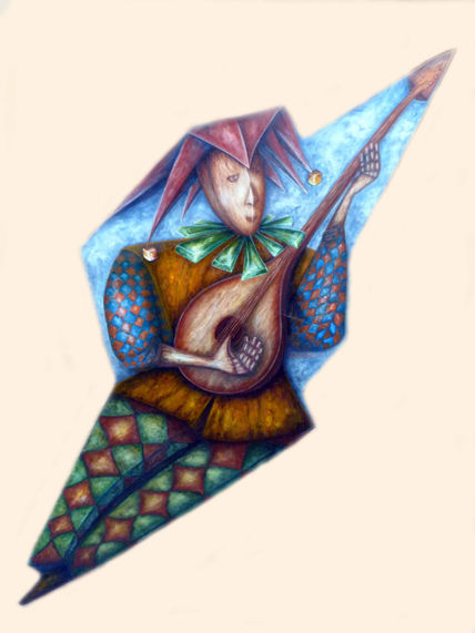 Arlequin con Mandolina
