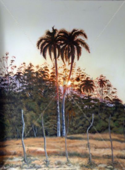 Puesta de Sol Oil Canvas Landscaping