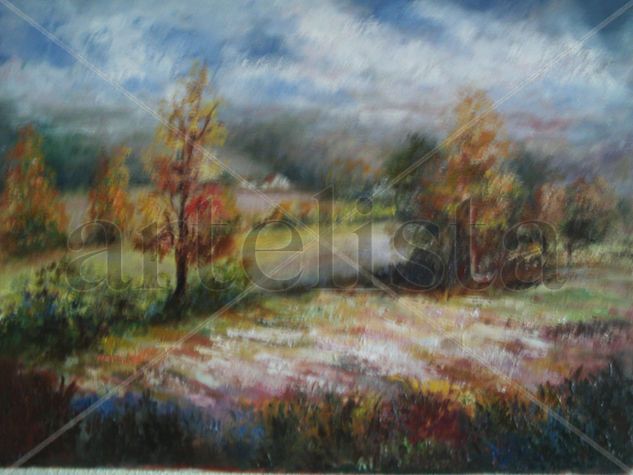 paisaje de otoño Oil Canvas Landscaping