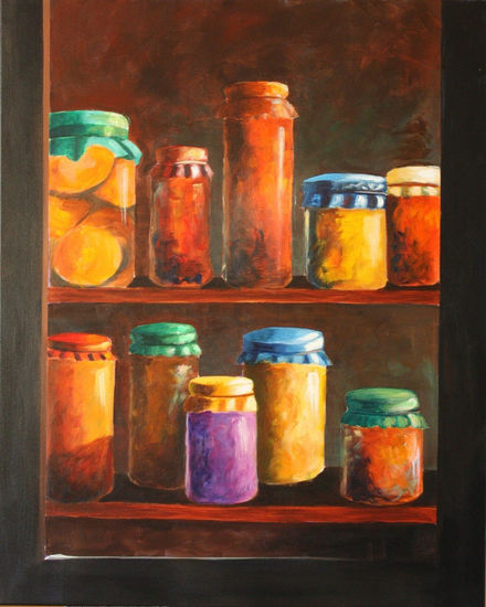 Caprichos de cristal Acrylic Canvas Still Life Paintings