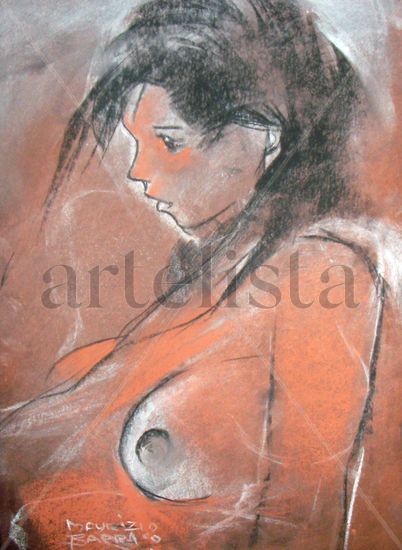 FANTASIA DE CHICA Pastel Paper Nude Paintings