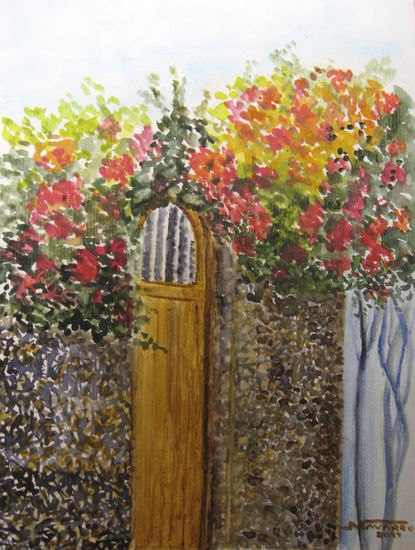 "La puerta" Watercolour Paper Landscaping