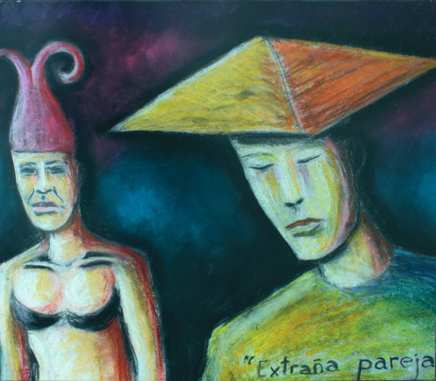 “Extraña pareja.” Técnica Mixta