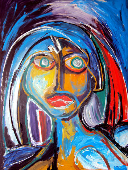 lontananza Acrylic Canvas Figure Painting