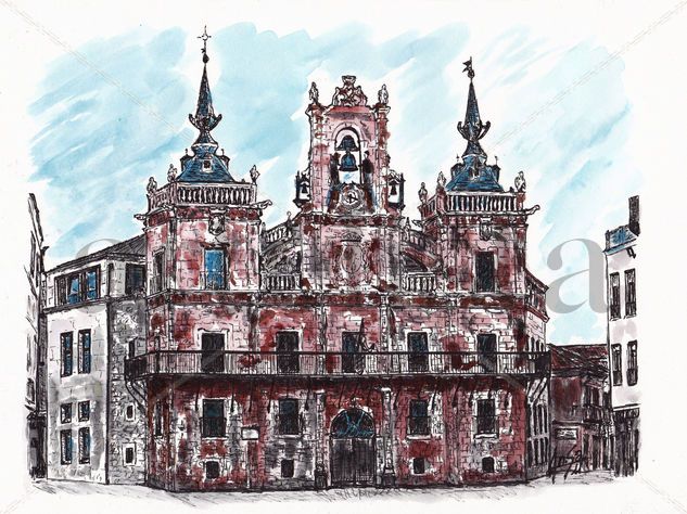 Consistorio de Astorga. Tinta