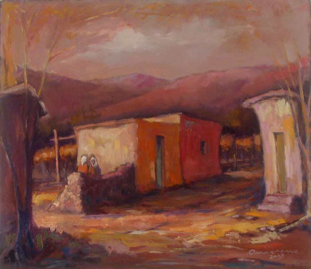 La Puntilla - La Rioja Oil Canvas Landscaping