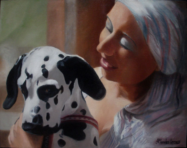 La Amistad Oil Canvas Portrait