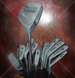 golf 06 Oil Canvas Sports