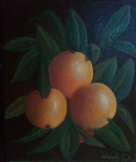 NARANJAS Oil Canvas Still Life Paintings