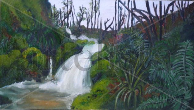 Paisaje verde Oil Canvas Landscaping