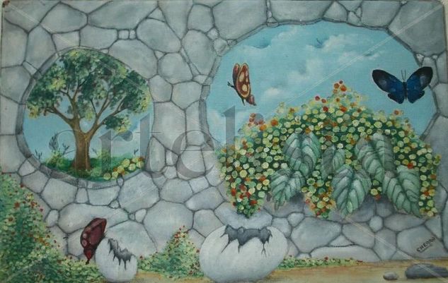 parte del muro Oil Canvas Landscaping