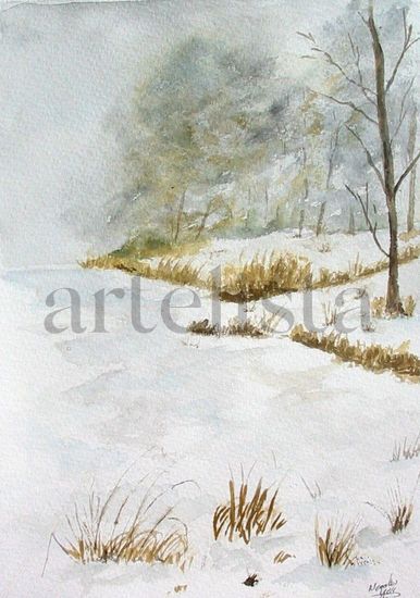 INVIERNO Watercolour Card Landscaping