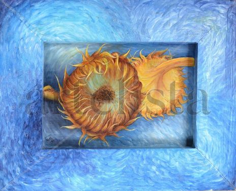 Dos girasoles sobre...