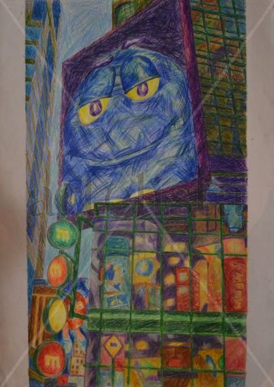 M&M Azul Pencil (coloured) Card Others