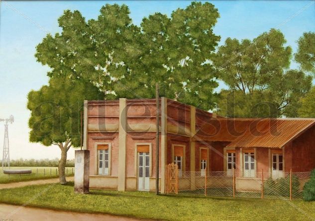 "CASONA 8" Oil Canvas Landscaping