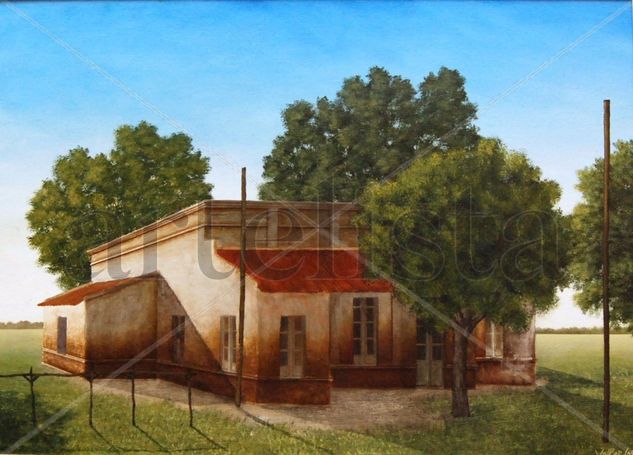 "CASONA 11" Oil Canvas Landscaping