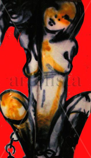 BIXXARRE JOVEN Industrial Canvas Figure Painting