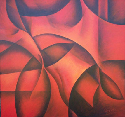 Composición en rojo
