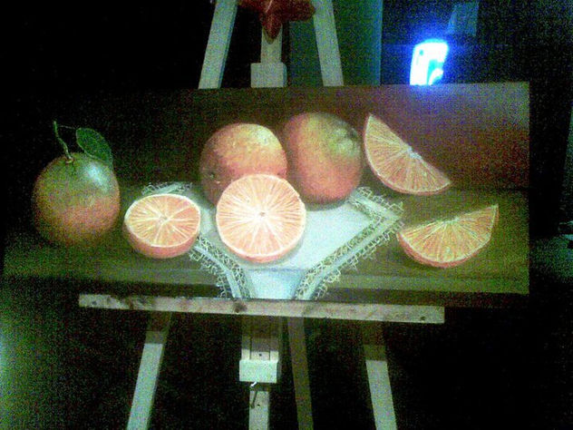 naranjas y encaje ju