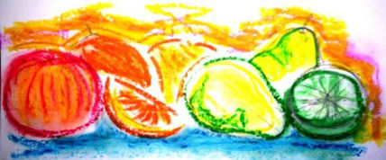 Frutas de crayola