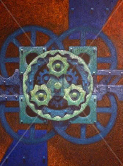 Mandala mecánico Acrylic Panel Landscaping