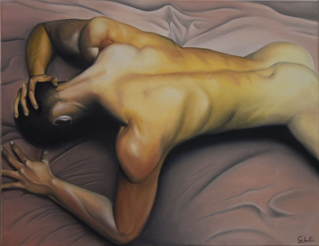 Hombre. Oil Canvas Nude Paintings