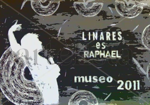 MUSEO RAPHAEL LINARES Acrylic Card Figure Painting