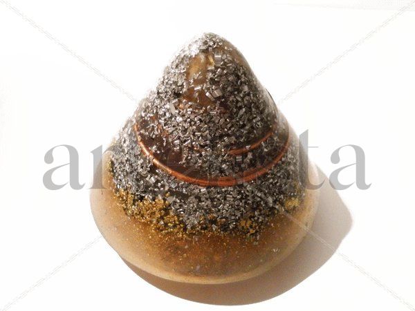 Orgonita Cono Piramide Polvo de Oro