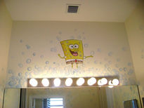 Mural spogebob