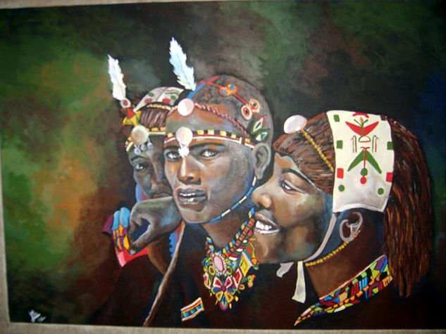 AFRICA Acrylic Panel Portrait