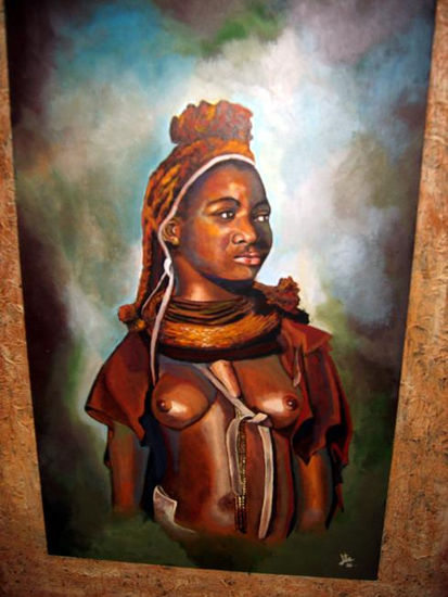 HIMBA Acrylic Panel Nude Paintings