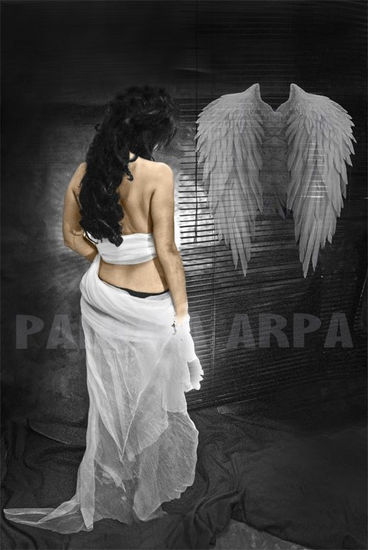 Todos tenemos alas para volar,solo hay que saber utilizarlas. Publicidad y moda Blanco y Negro (Digital)