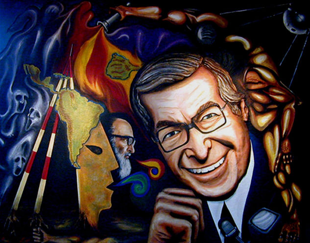 MURAL EL HOMBRE DE LOS MEDIOS Media Mixta Otros Paisaje