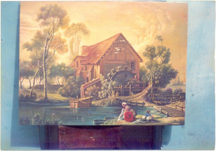Paisaje con molino