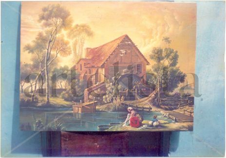 Paisaje con molino
