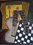 guitarra y damero