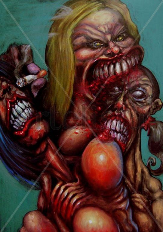 BUKKAKE ACRÍLICO Nº6