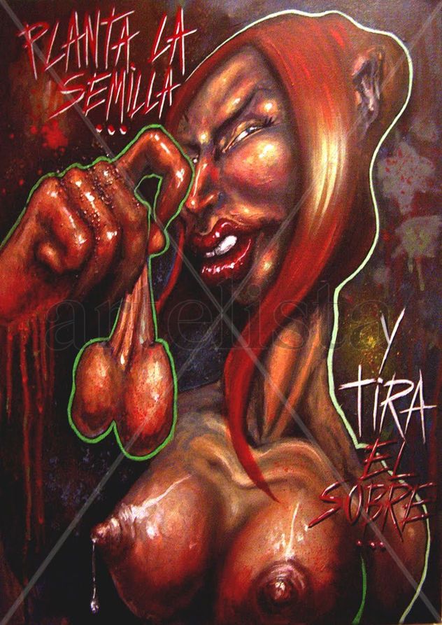 BUKKAKE ACRÍLICO Nº12