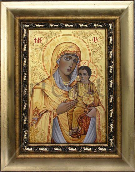 Mother of God gold Gouache Tabla Otros