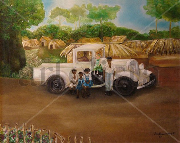 pikú Oil Canvas Landscaping