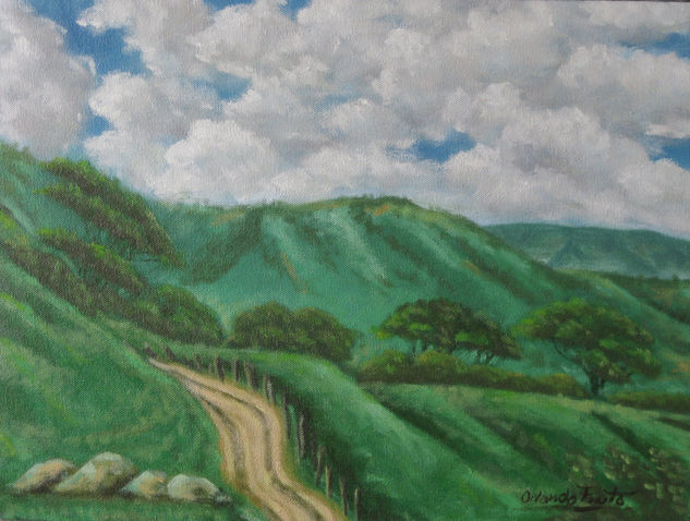 MONTAÑAS DE SANTANDER Oil Canvas Landscaping