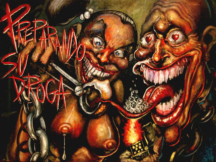 Bukkake acrílico nº17