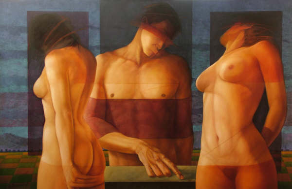 Bendito entre las mujeres Oil Canvas Nude Paintings