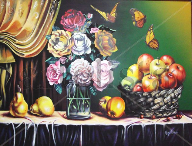 bodegon fausto Acrylic Canvas Still Life Paintings