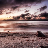 Atardecer en la playa