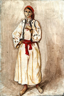 Gitana de celeste