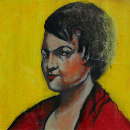 Retrato con fondo...
