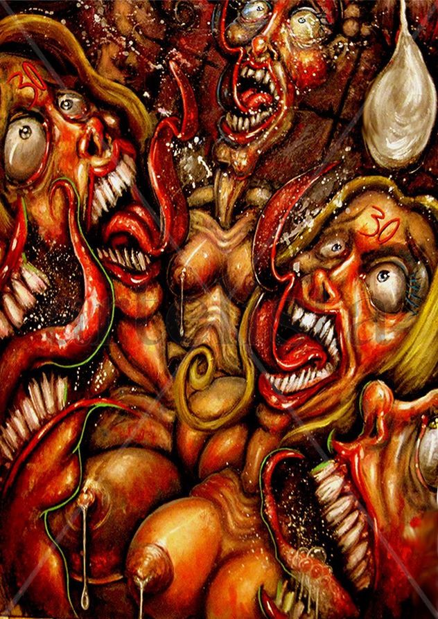 BUKKAKE ACRÍLICO Nº18 PARTE 2