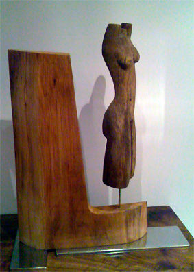 Dama de Campabadall Wood Figurative